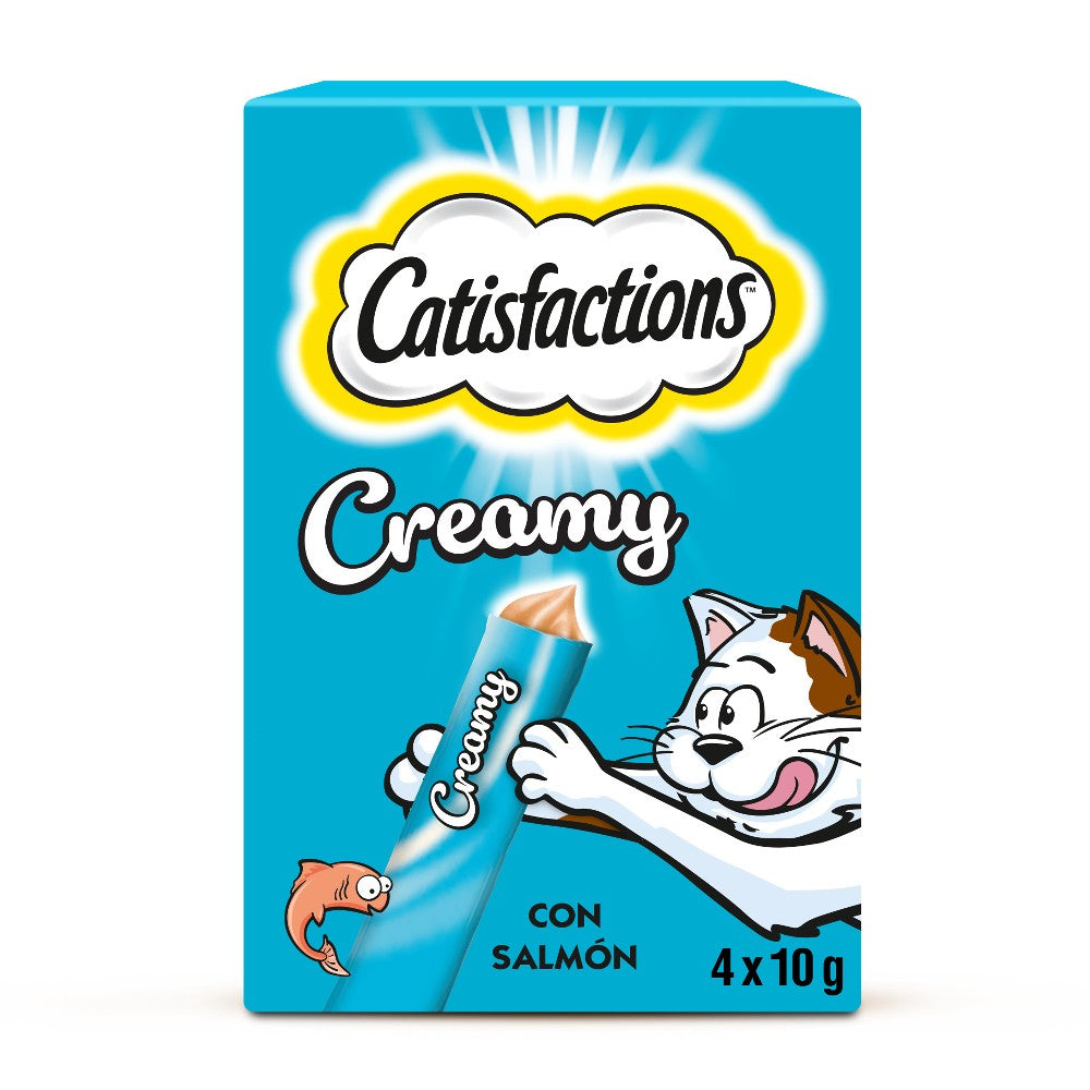 Catisfactions CREAMY Salmón (11 uds. de 4 x 10 g)