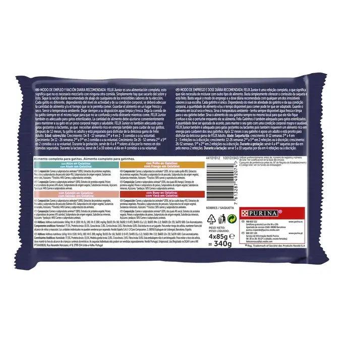 FELIX Fantastic Junior en Gelatina (48 x 85 gr)