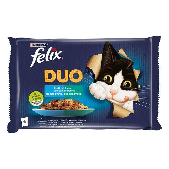FELIX® DUO Festín del Mar en Gelatina (48 x 85 gr)