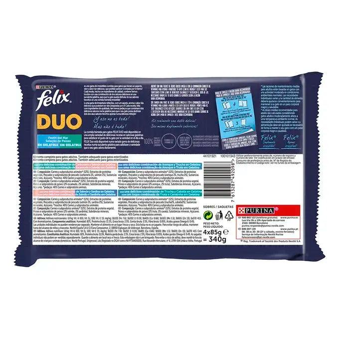 FELIX® DUO Festín del Mar en Gelatina (48 x 85 gr)