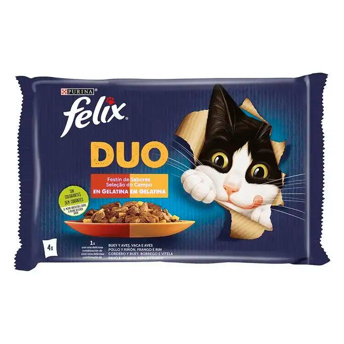 FELIX DUO Festín de Sabores en Gelatina (48 x 85 gr)