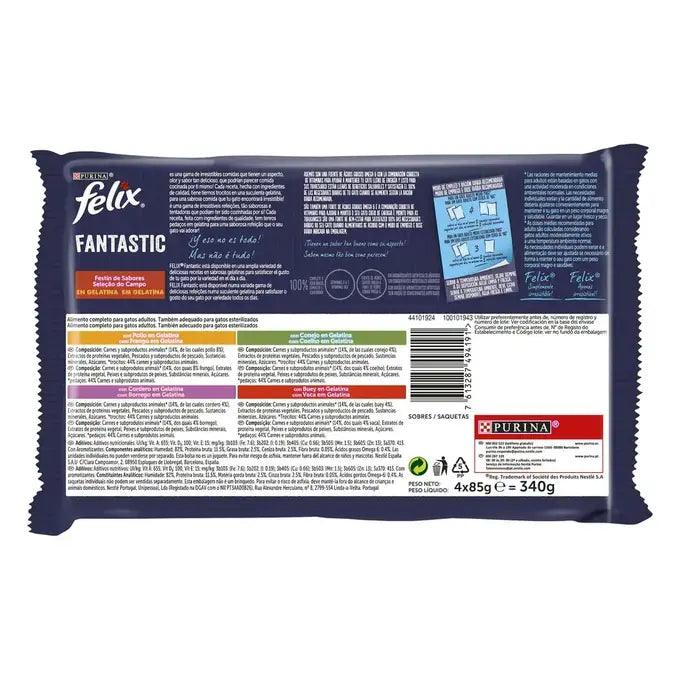 FELIX Fantastic Festín de Sabores en Gelatina (48 x 85 gr)