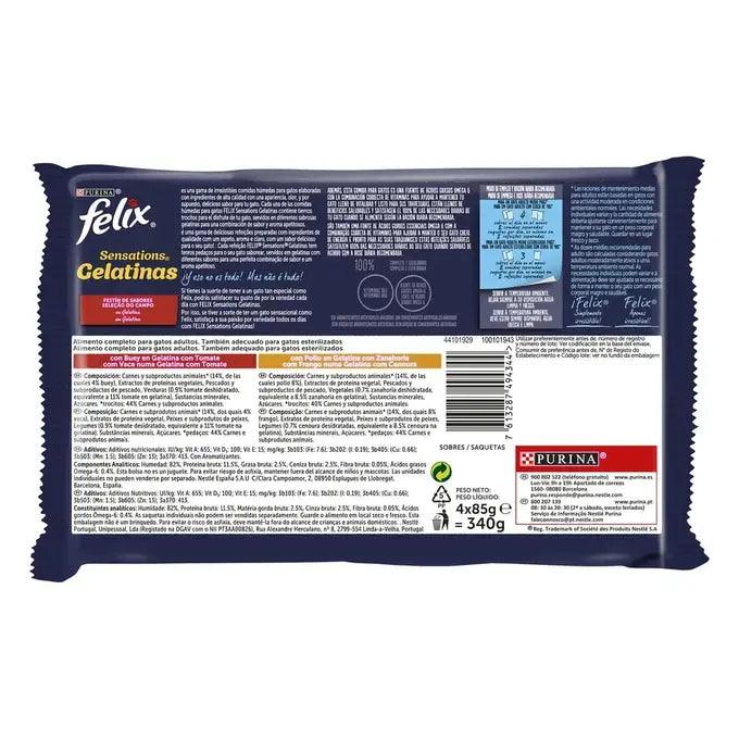 FELIX Sensations Festin de Sabores en Gelatina (48 x 85 gr)