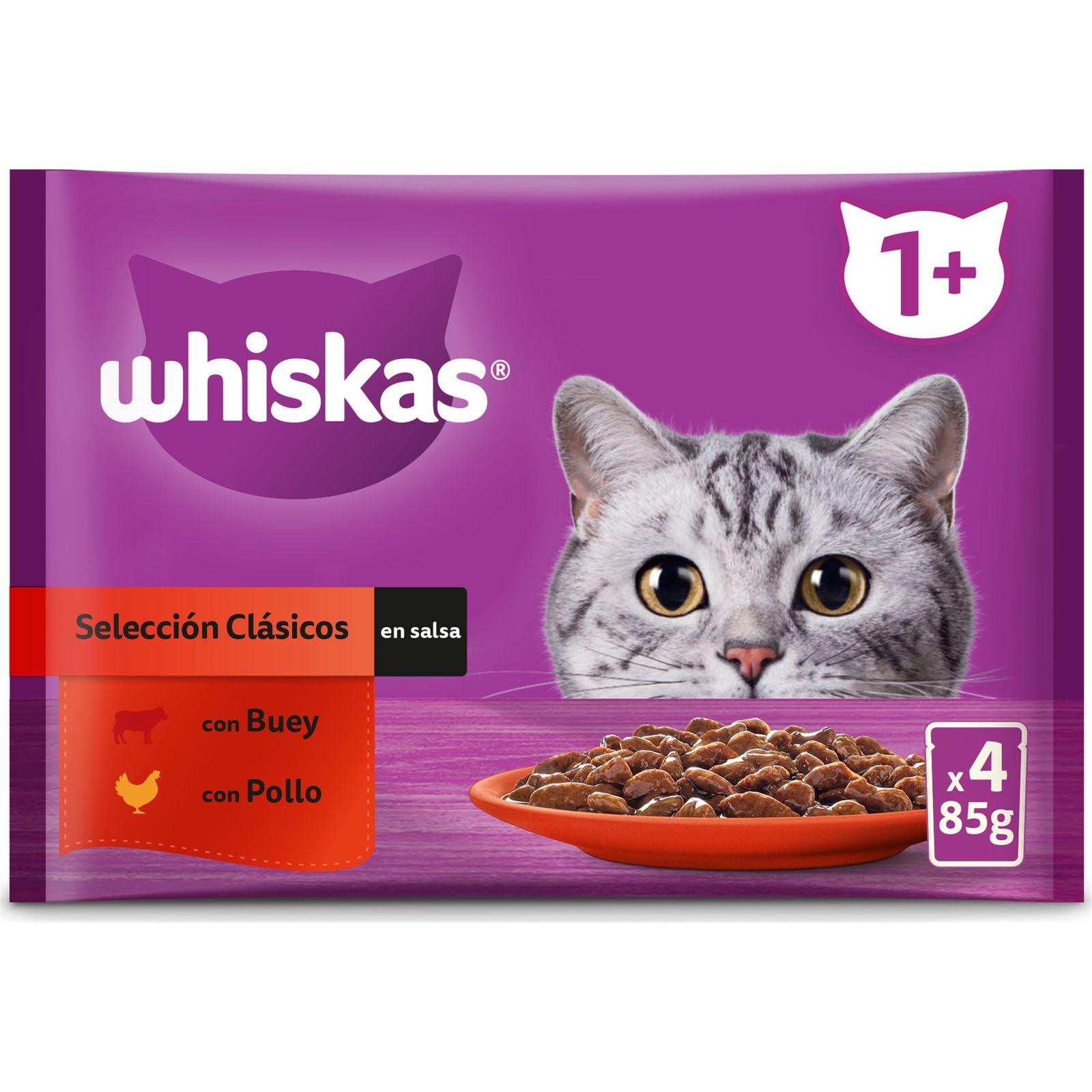 Whiskas Core Selection Carnes en salsa (48x85gr)