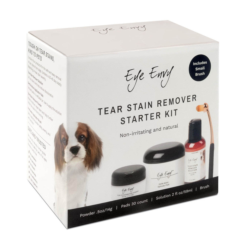 Kit de inicio quitamanchas de lagrimales - Perro c/ Brocha ProPowder Grande