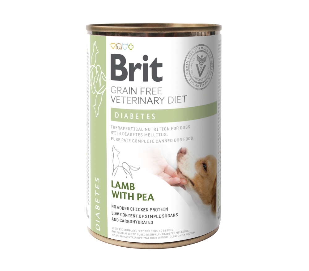 Brit HÚMEDO SG DV Perro DIABETES Cordero (6 x 400 g)