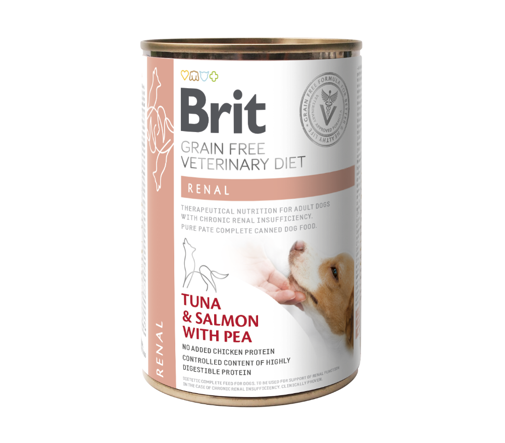 Brit HÚMEDO SG DV Perro RENAL Atún y Salmón