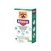 ATAXXA 200/40mg Perro -4kg (3 pipetas)