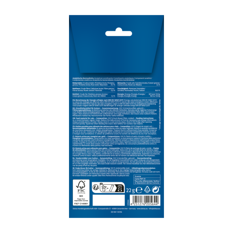 DOKAS Filetes de Pato 22 gr