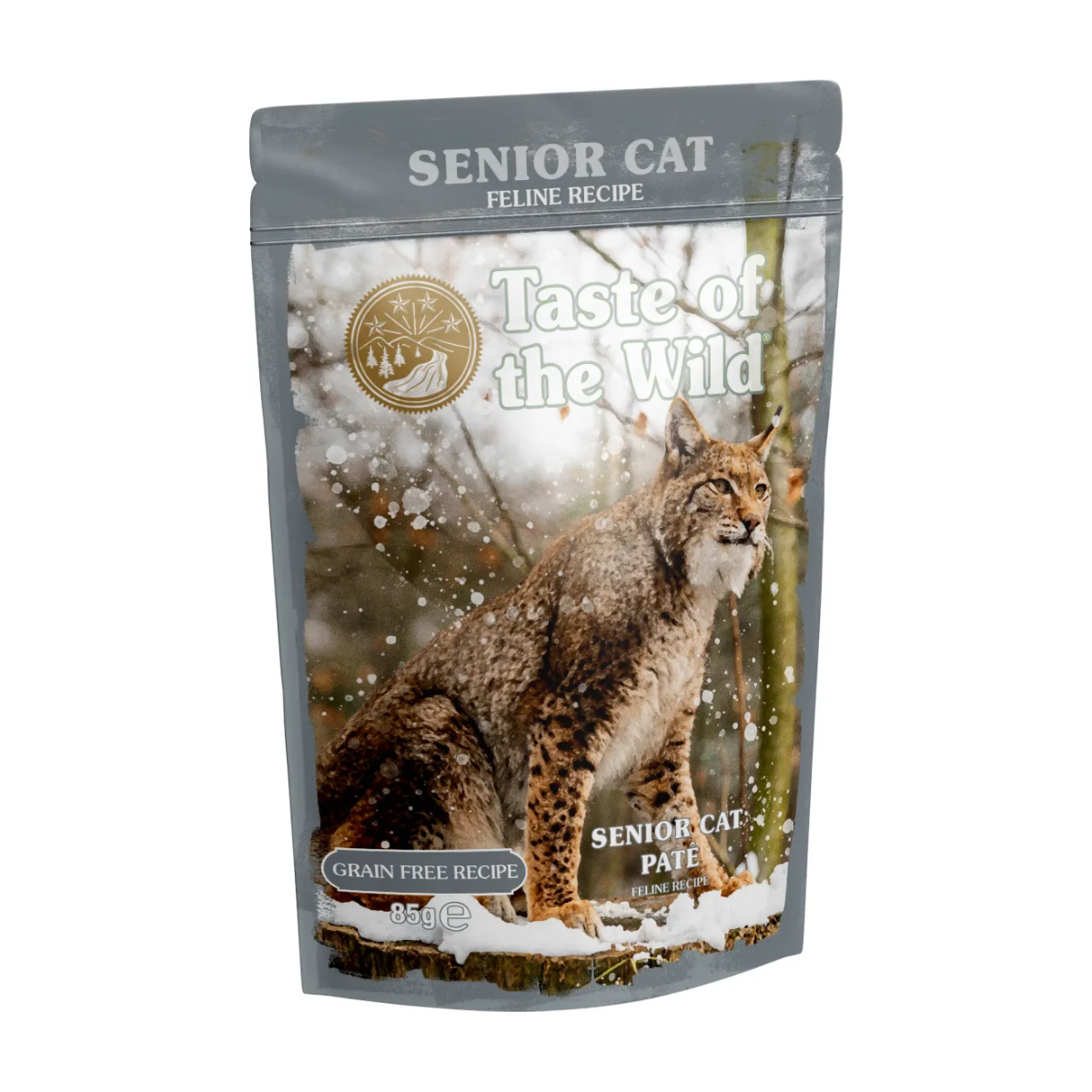 Taste Feline Senior Pate Pouch - Pack 12 x 85gr