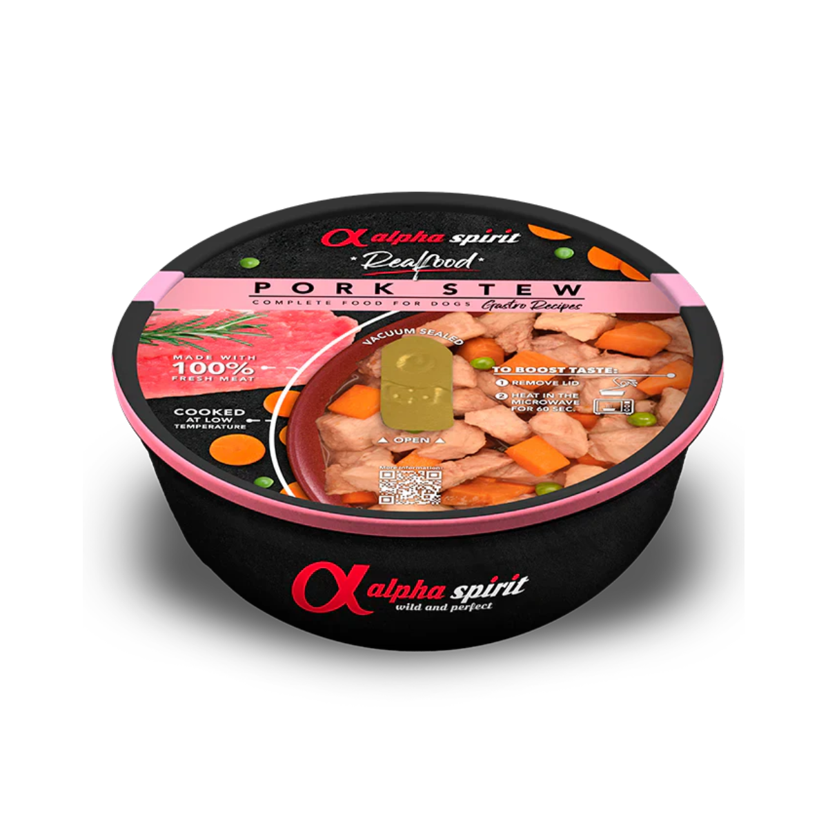 Alpha Spirt Perros Realfood Estofado Cerdo 9X280G