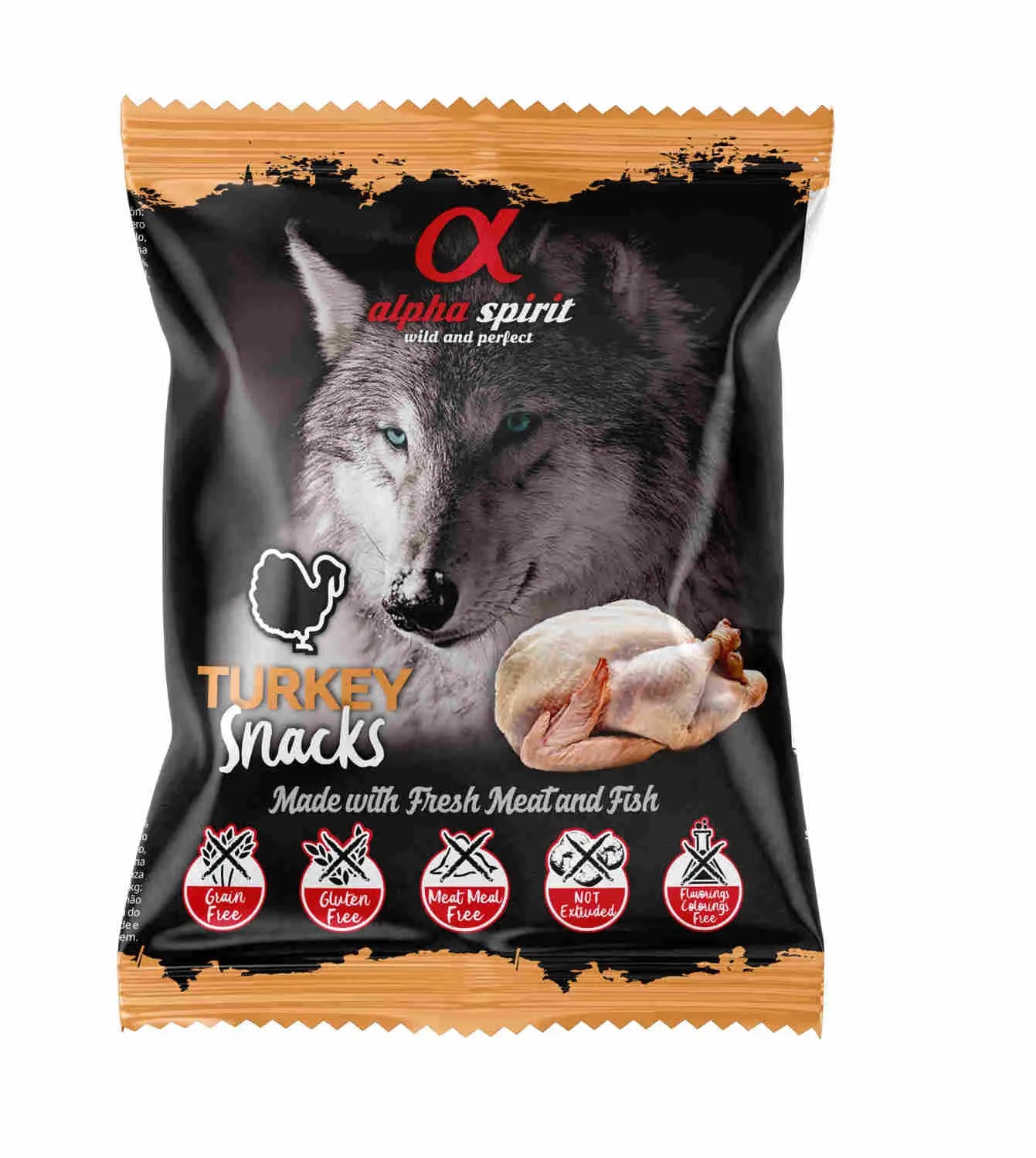 Alpha Spirit Canine Pavo Snacks 24X50Grs