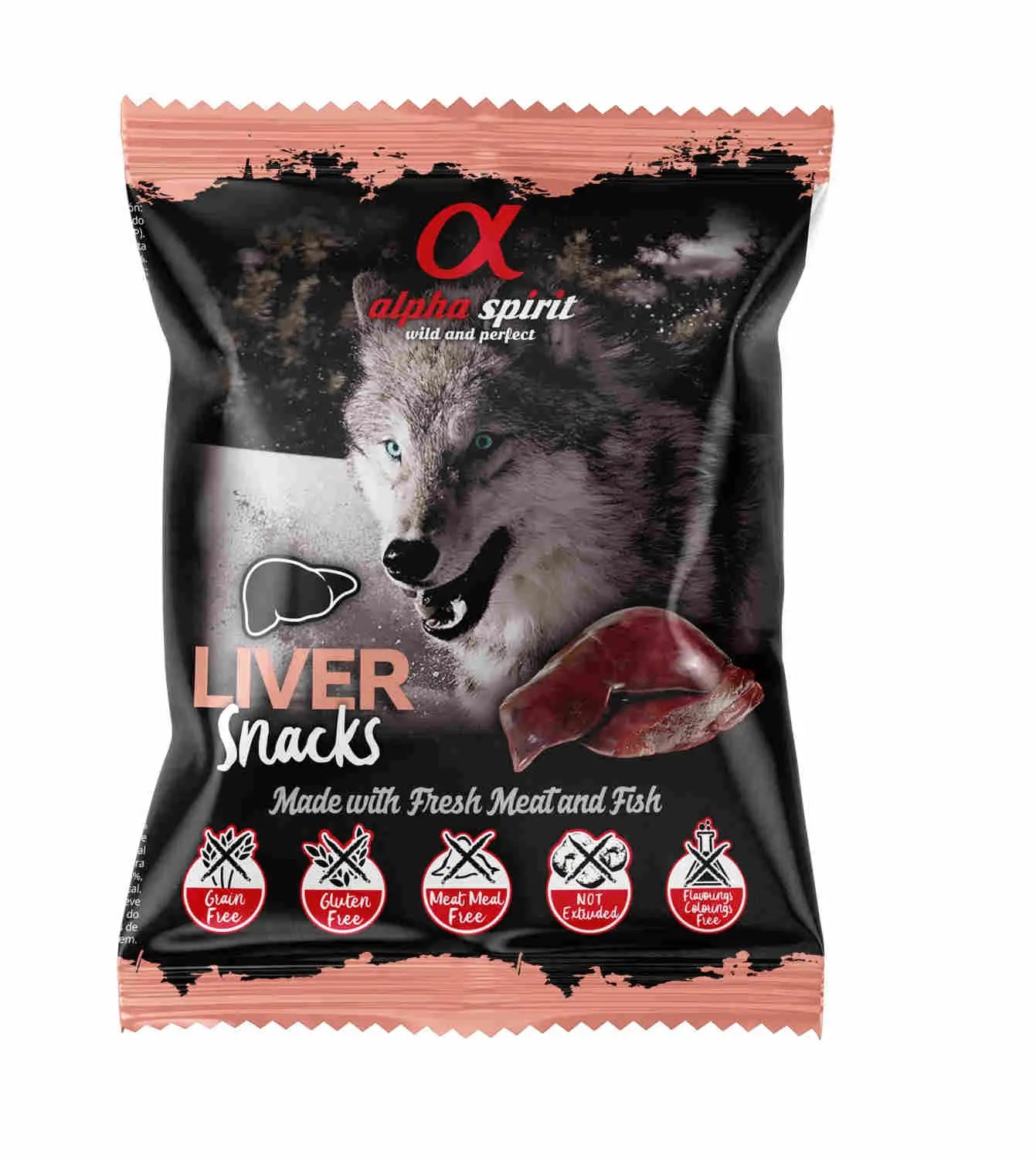 Alpha Spirit Canine Higado Snacks 24X50Grs