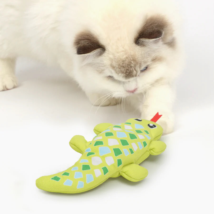 Catit Animales bailarines de juguete para gatos Catit Groovy Modelo: Gecko