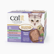 Catit Catit Cuisine Selection Paté para Gatos - Pack Variado de 12