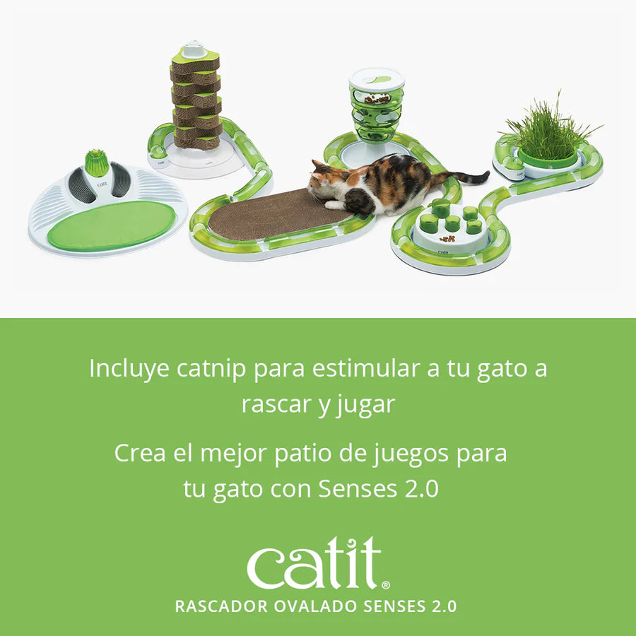 Catit Rascador Ovalado de cartón Catit Senses