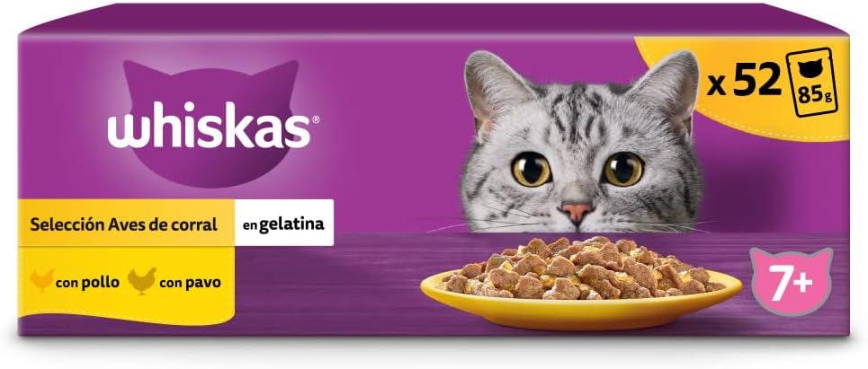 Whiskas Core Selection aves en gelatina (52x85gr)
