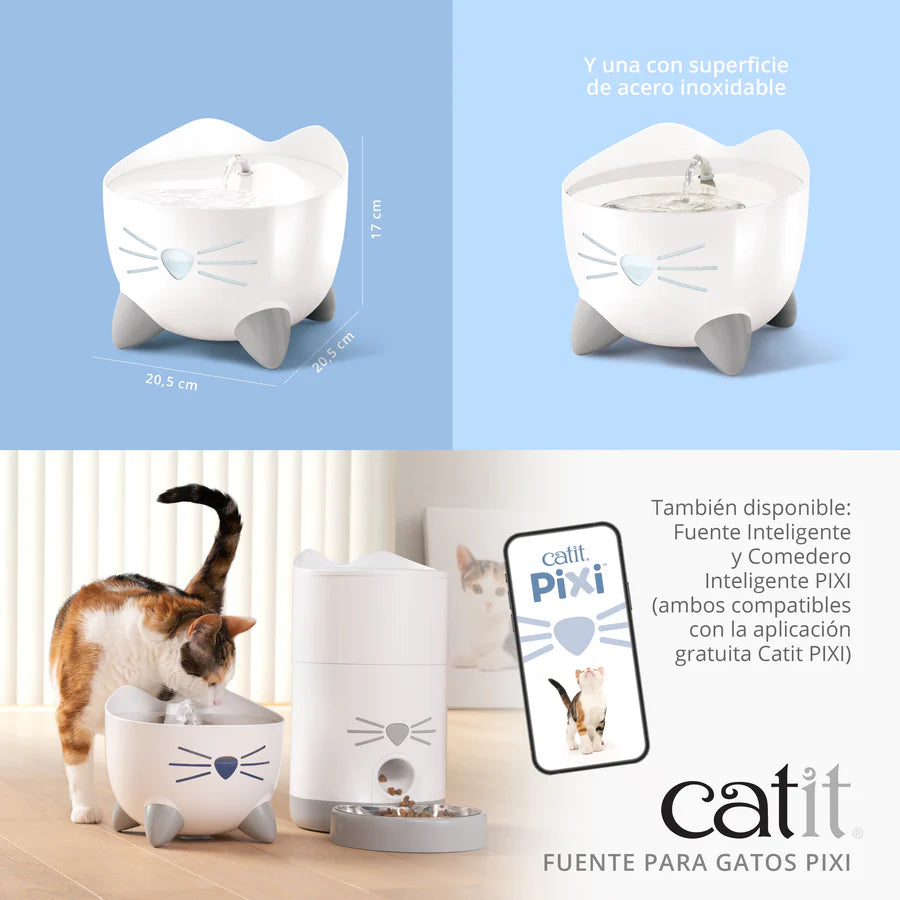 Catit Fuente para gatos Catit PIXI Color: Rosa