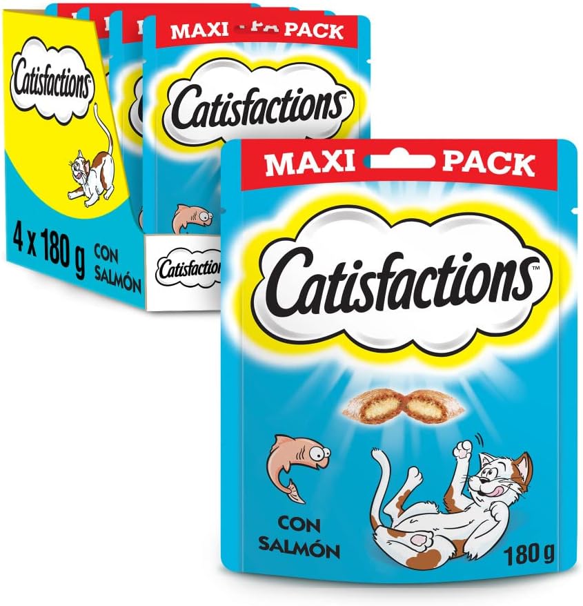 Catisfactions MAXI Pack Salmón (4 x 180 g)