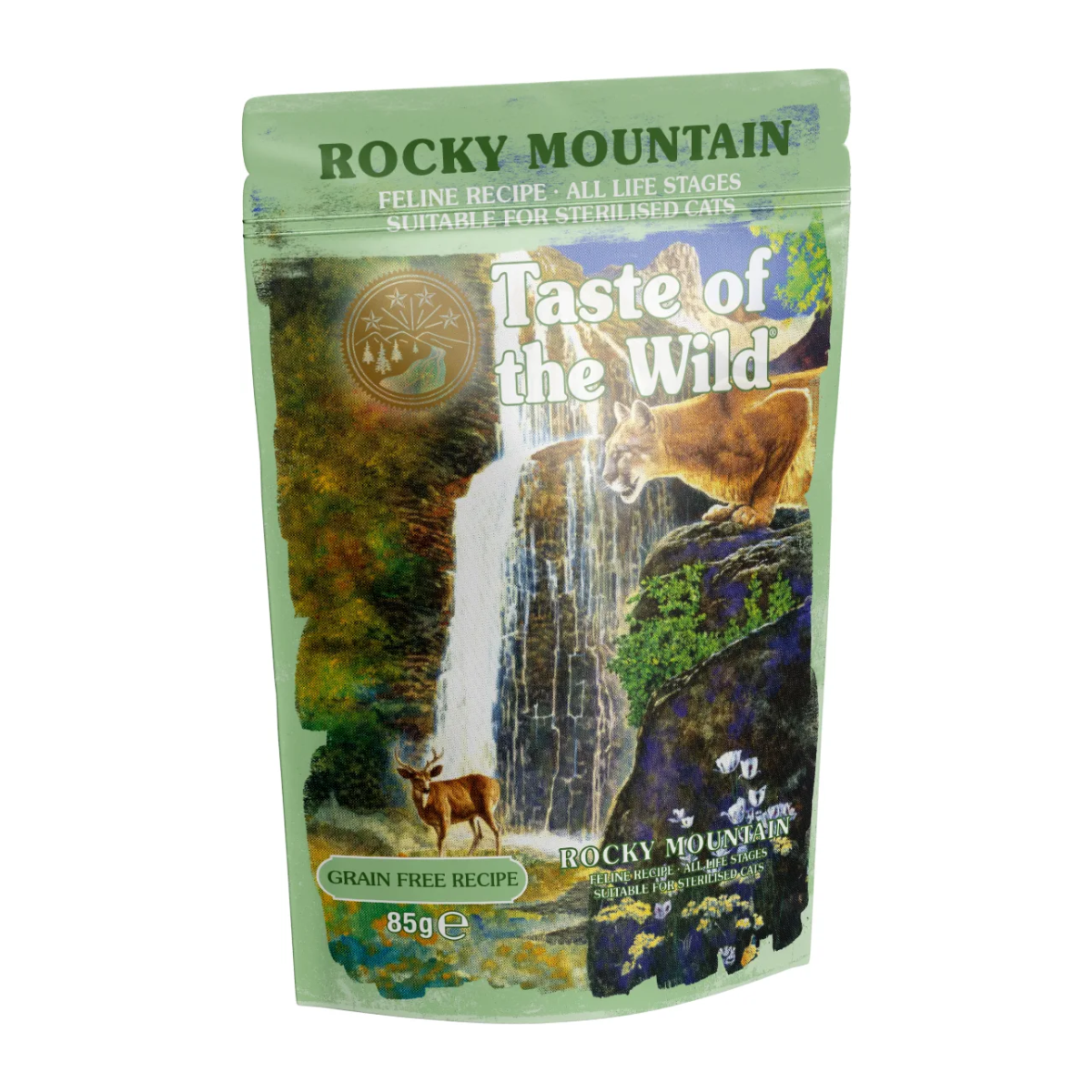 Taste Feline Sterilised Rocky Chunks In gravy Pouch - Pack 12 x 85gr