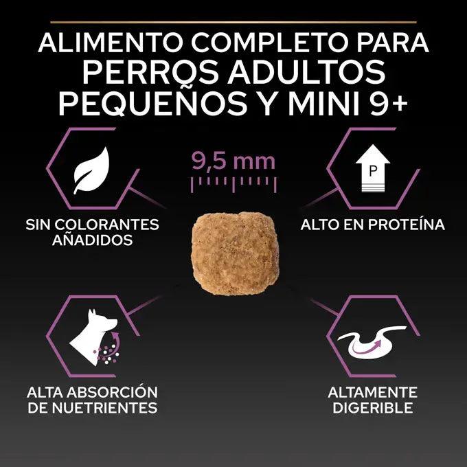 Purina Pro Plan Perro Adulto Pequeño y Mini 9+ Age defence 3 kg