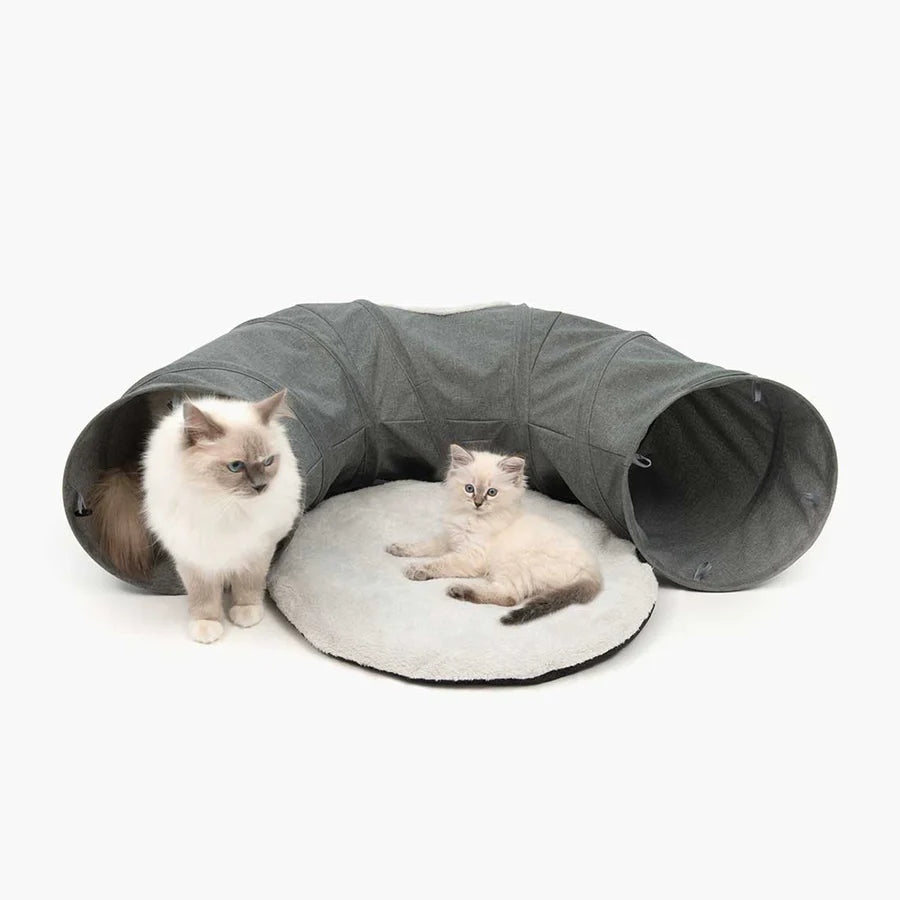 Catit Túnel para gatos con cojín Catit Vesper Tunnel Color: Gris