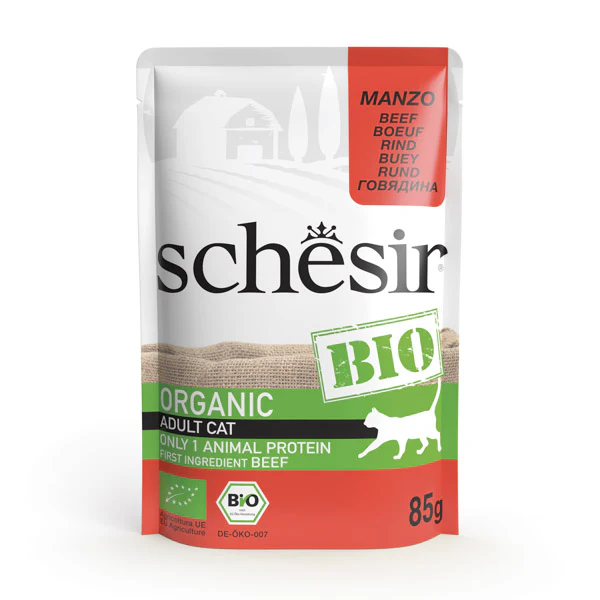 Schesir CAT BIO Pouch Buey en Paté 85 g