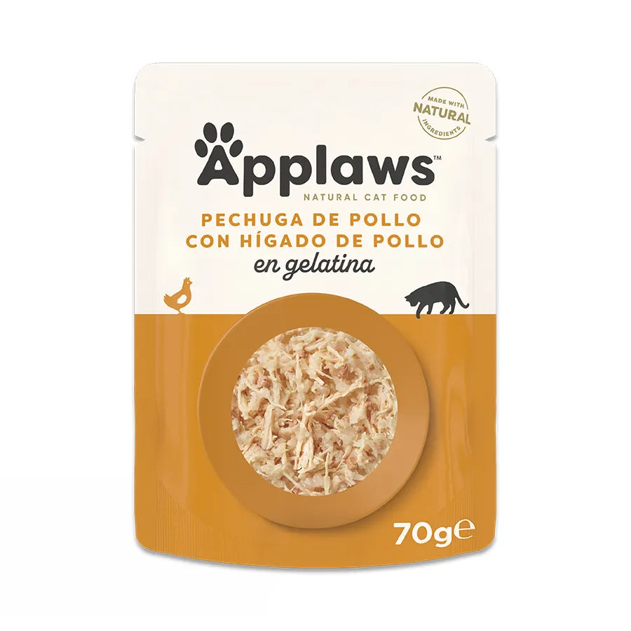 Applaws Cat Sobre Higado Y Pollo En gelatina