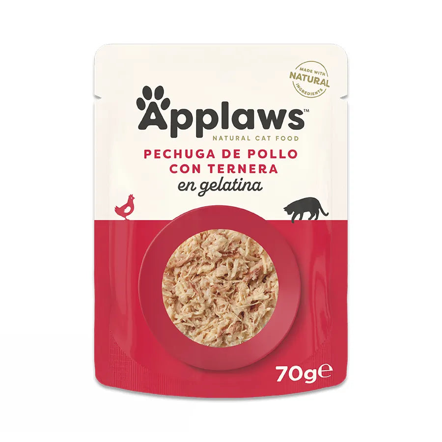 Applaws Cat Sobre Pollo Y Ternera En gelatina