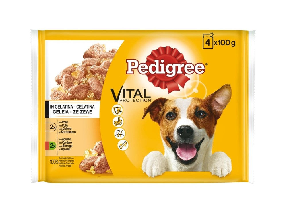 Pedigree Vital Pollo y Cordero (13 uds. de 4 x 100 g)