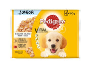 Pedigree Vital Junior Pollo y Buey con Arroz (13 cajas de 4 x 100 g)