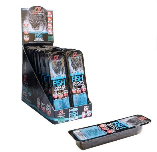 Alpha Spirit Canine Snack Pescado Caja