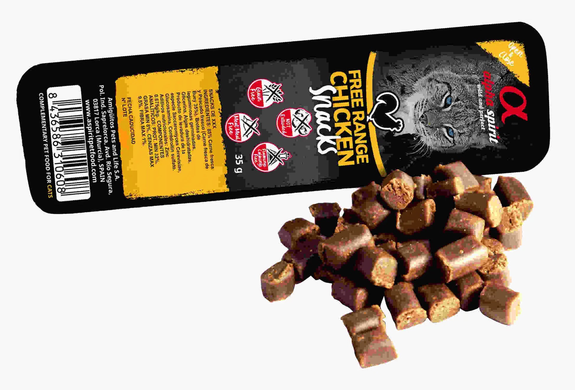 Alpha Spirit Feline Snack Ave Corral Caja