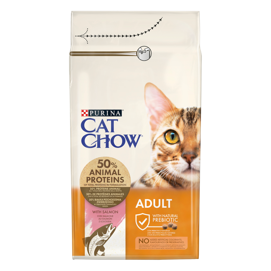 Cat Chow ADULT Salmón (1,5 kg)