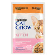 Cat Chow KITTEN Pavo y Calabacín 85 g