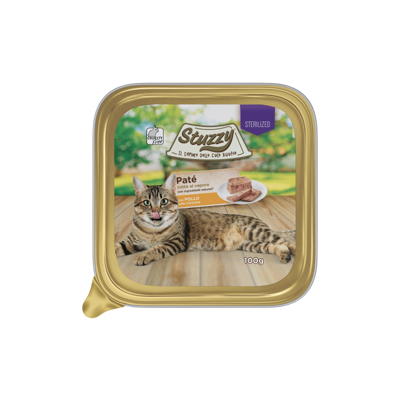 Stuzzy CAT STERILIZED Tarrina Pollo 100 g