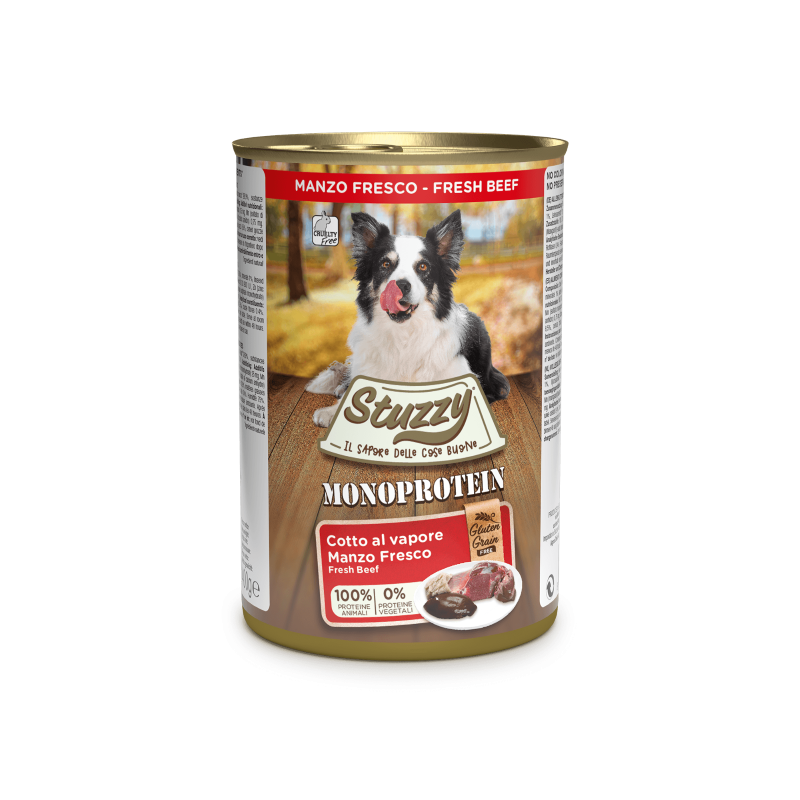 Stuzzy DOG MONOPROTEIN Lata Buey 400 g