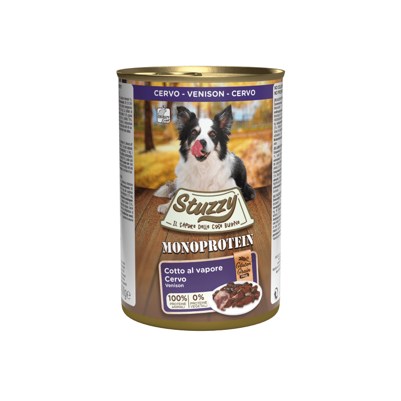 Stuzzy DOG MONOPROTEIN Lata Ciervo 400 g