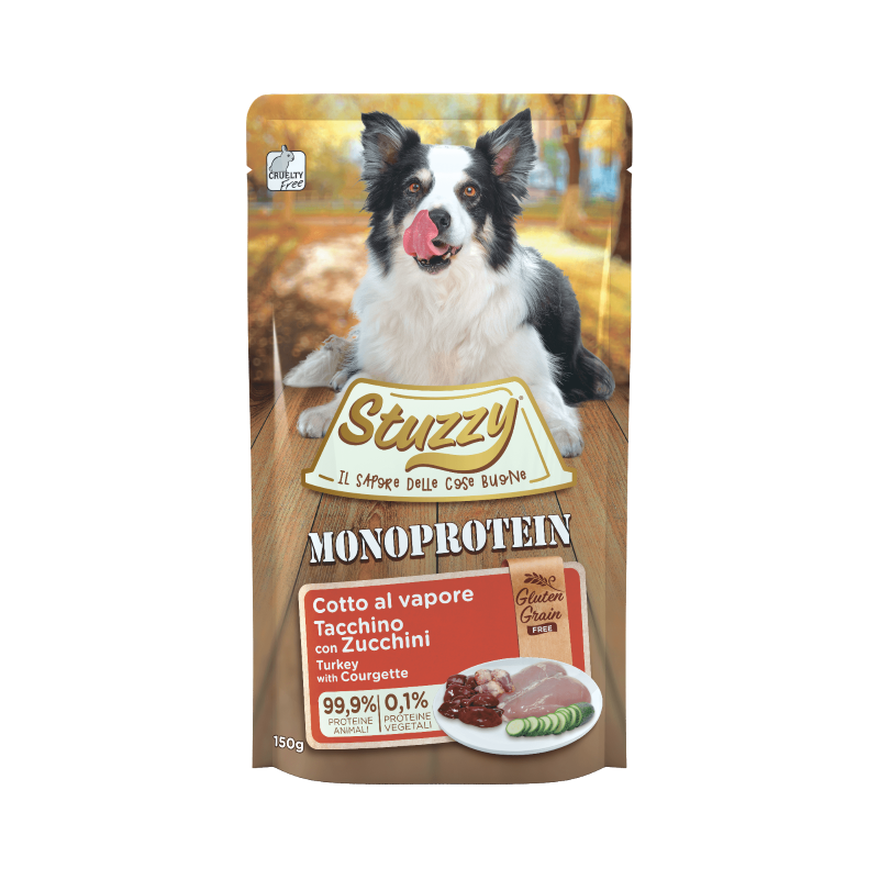 Stuzzy DOG MONOPROTEIN Pouch Pavo y Calabacín 150 g