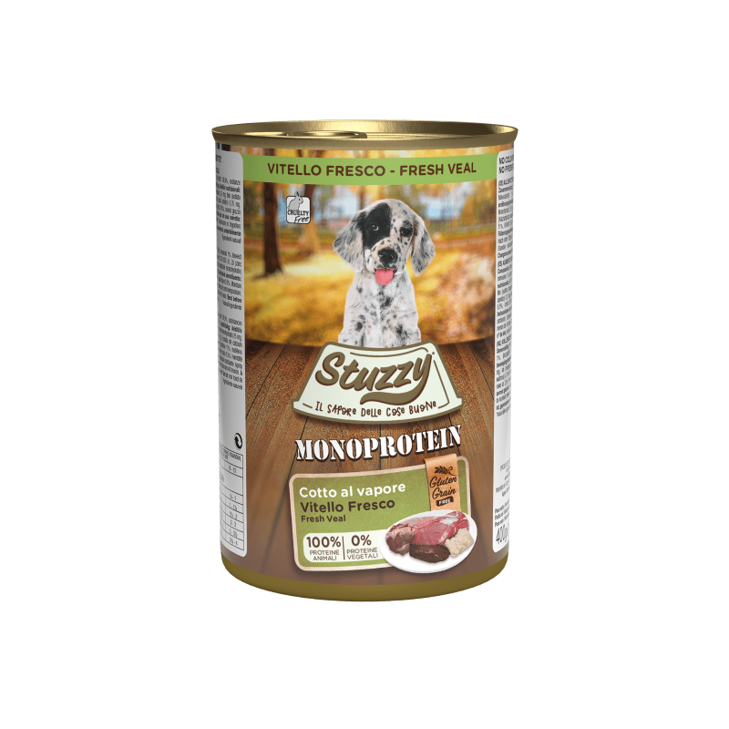 Stuzzy DOG MONOPROTEIN PUPPY Lata Ternera 400 g