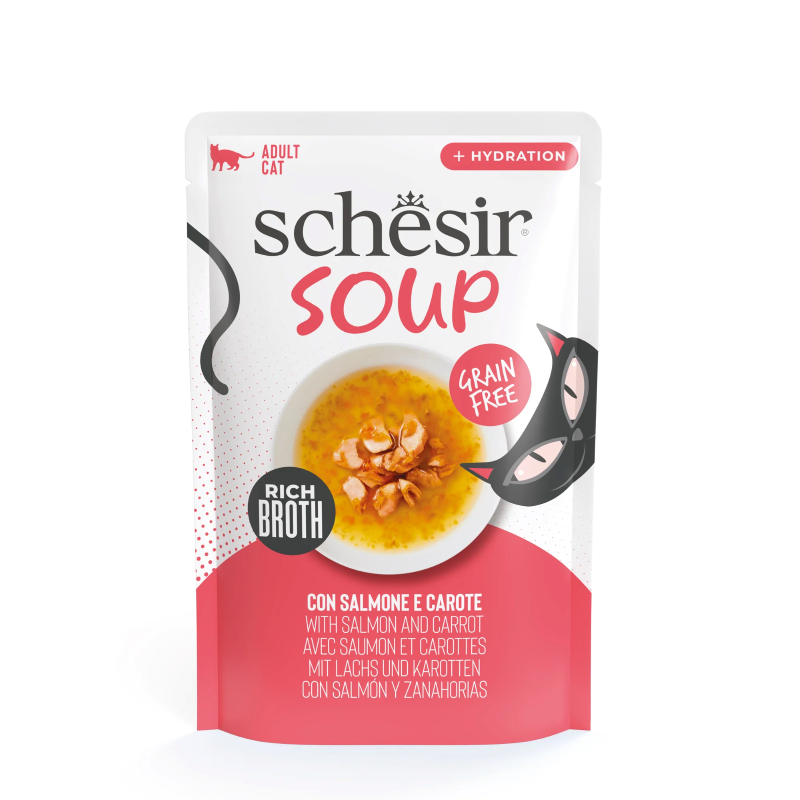 Schesir Sopa con Salmón y zanahorias 40 gr