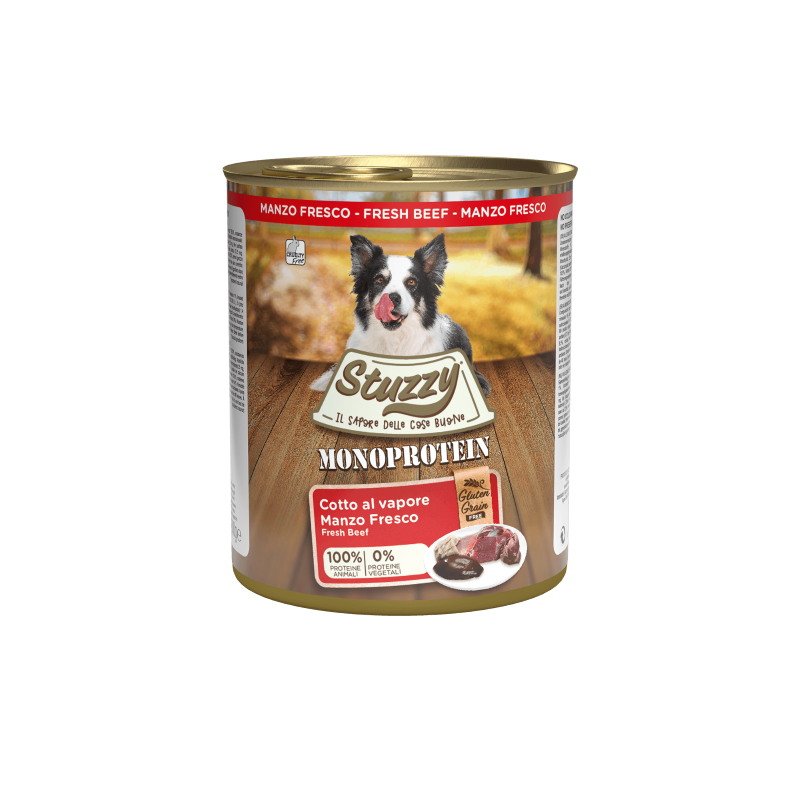 Stuzzy DOG MONOPROTEIN Lata Buey 800 g