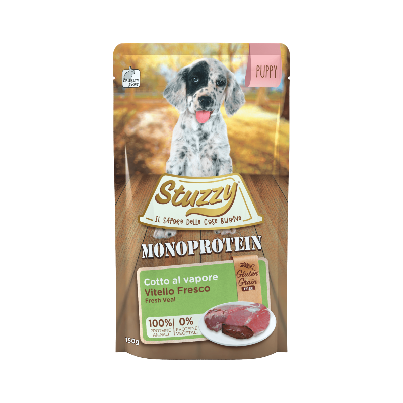 Stuzzy DOG MONOPROTEIN PUPPY Pouch 150 g