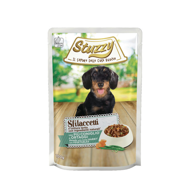 Stuzzy DOG Pouch Conejo con Hortalizas 100 g