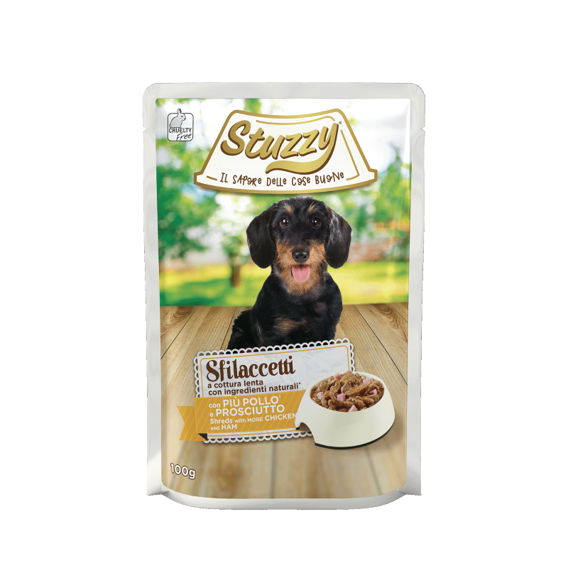 Stuzzy DOG Pouch Pollo y Jamón 100 g