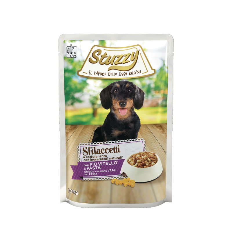 Stuzzy DOG Pouch Ternera y Pasta 100 g