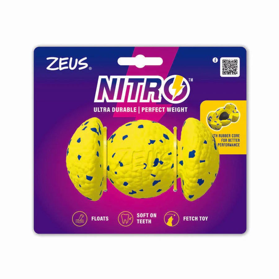 Zeus Zeus Nitro Pelota-Mancuerna ligera y resistente con núcleo de goma