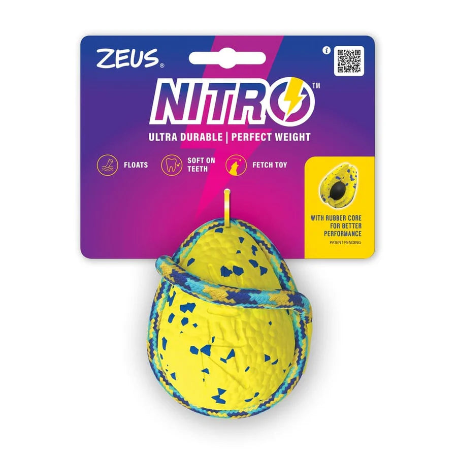 Zeus Zeus Nitro Pelota con Cuerda ligera y resistente con núcleo de goma