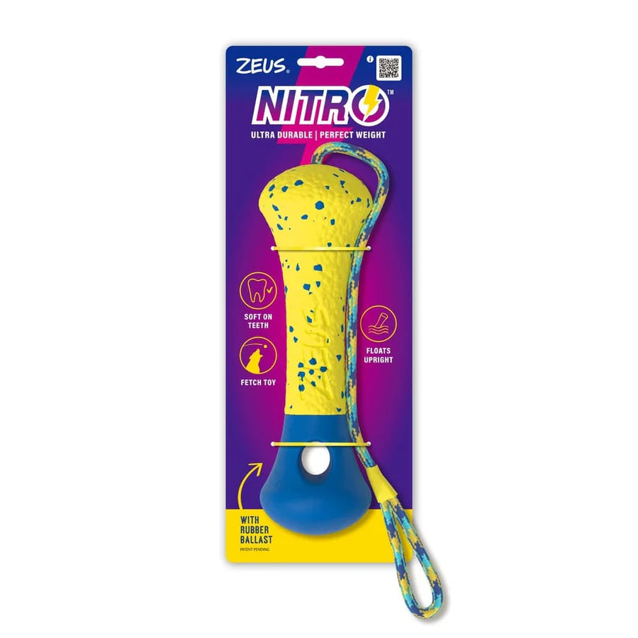 Zeus Zeus Nitro Boya con cuerda ligera y resistente con un extremo de goma