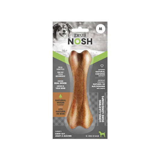 Zeus Hueso mordedor de madera y nylon Zeus Nosh Tamaño: 15cm